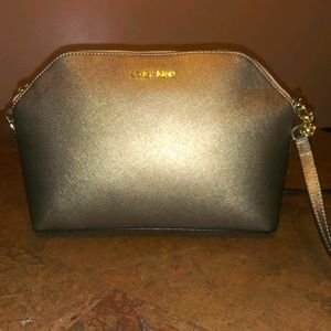 Calvin Klein NWOT Bronze/ Gold Crossbody Bag